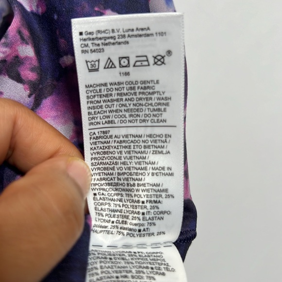 Athleta Salutation Stash Pocket II Printed Tight Size 2X - Picture 13 of 16